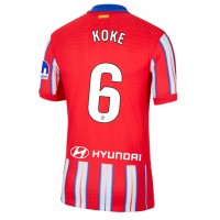 Atletico Madrid Koke #6 Hjemmedrakt 2024-25 Kortermet